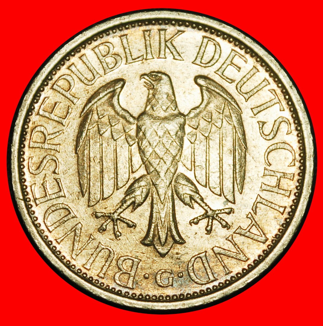  Ⰶ NOT COMMUNIST (1950-2001):GERMANY★1 MARK 1972G BADEN-WUERTTEMBERG★II1+B+r1★LOW START ★ NO RESERVE!   