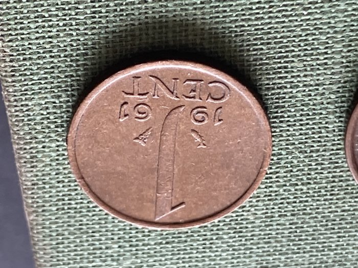 Münze Umlaufmünze Niederlande 1 Cent 1961