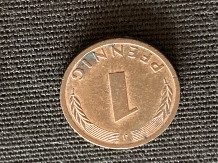  Münze Umlaufmünze Deutschland 1 Pfennig 1994 J   