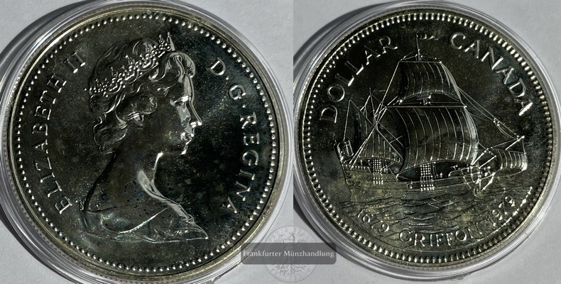  Kanada  1 Dollar  1979  Griffon FM-Frankfurt  Feinsilber: 11,66g   