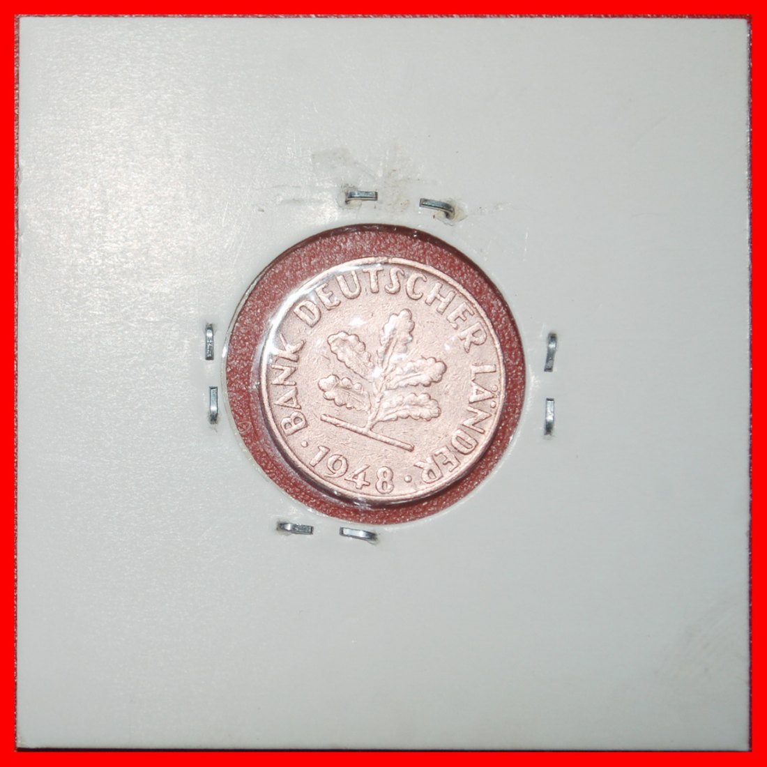  Ⰶ ERSTE AUSGABE (1948-1949): DEUTSCHLAND ★ 1 PFENNIG 1948F BADEN-WÜRTTEMBERG! I+A! ★OHNE VORBEHALT!   
