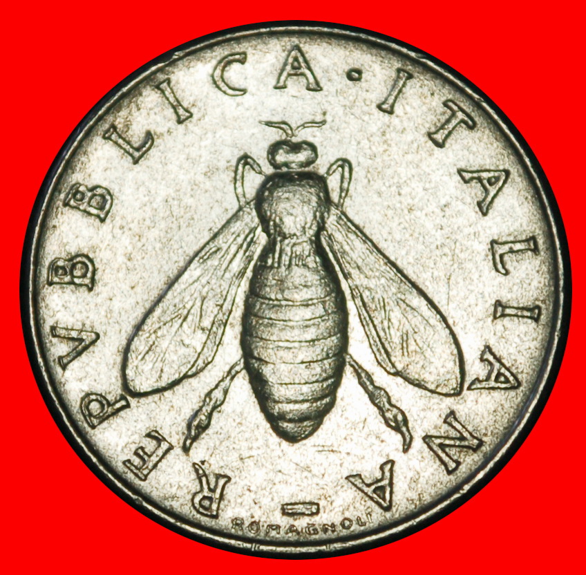  Ⰶ BEE (1953-2001): ITALY ★ 2 LIRAS 1954R!★LOW START ★ NO RESERVE!   