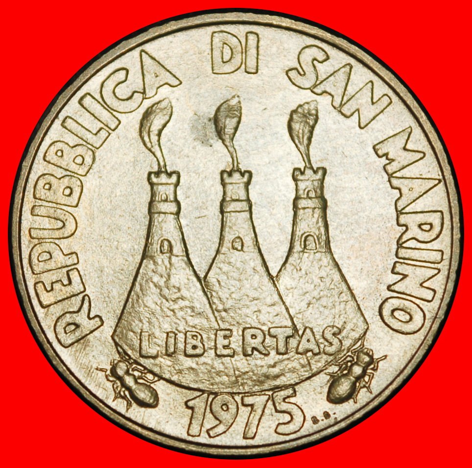  Ⰶ ANTS AND BIRDS ITALY: SAN MARINO ★ 20 LIRAS 1975 FAO russia (the USSR) UNC★LOW START ★ NO RESERVE!   