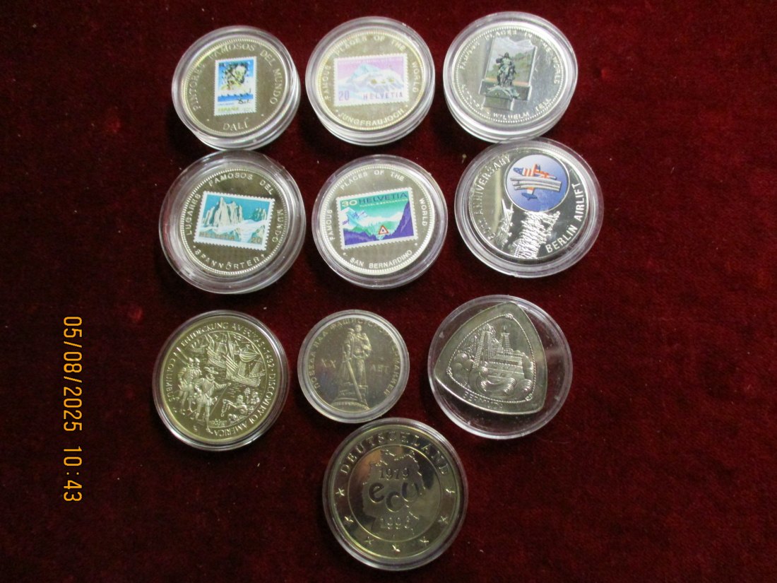  Lot - Sammlung Münzen siehe Foto 290g /WB   