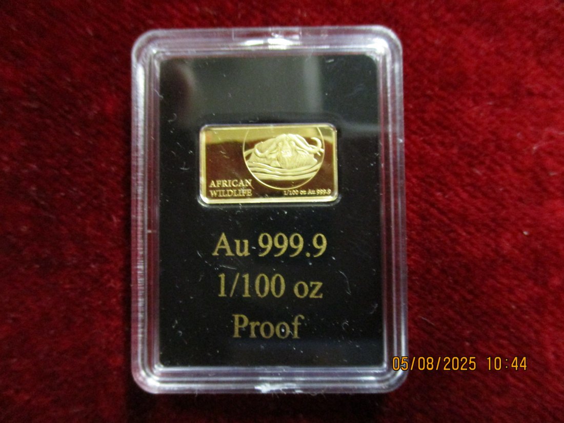  Anlagegold Goldbarren Büffel 999,9er Gewicht: 0,311 Gramm /F1   