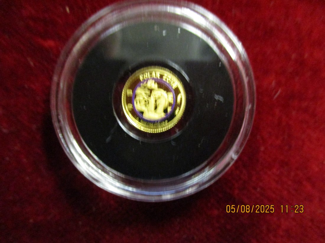  Anlagegold Goldmünze 999,9er Gewicht: 0,5 Gramm /F6   
