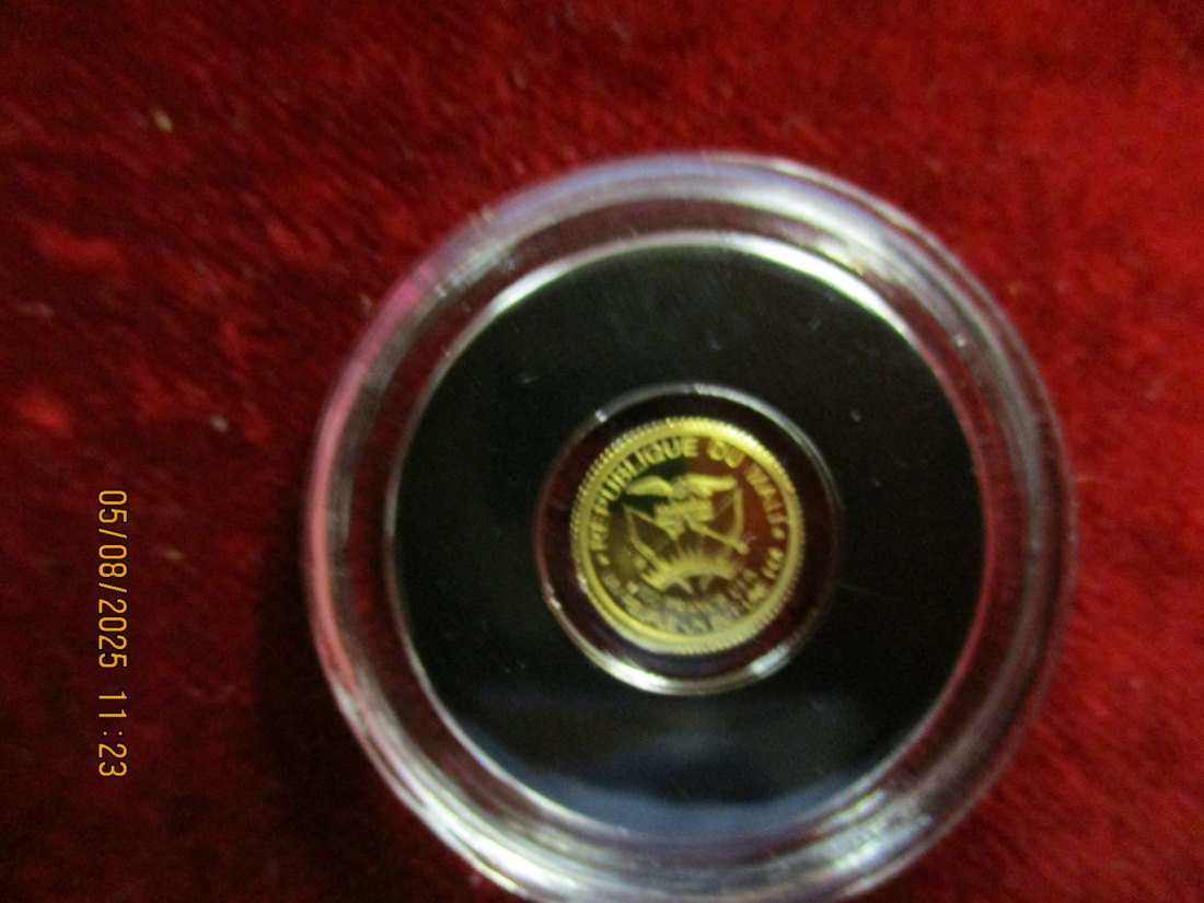  Anlagegold Goldmünze 999,9er Gewicht: 0,5 Gramm /F6   