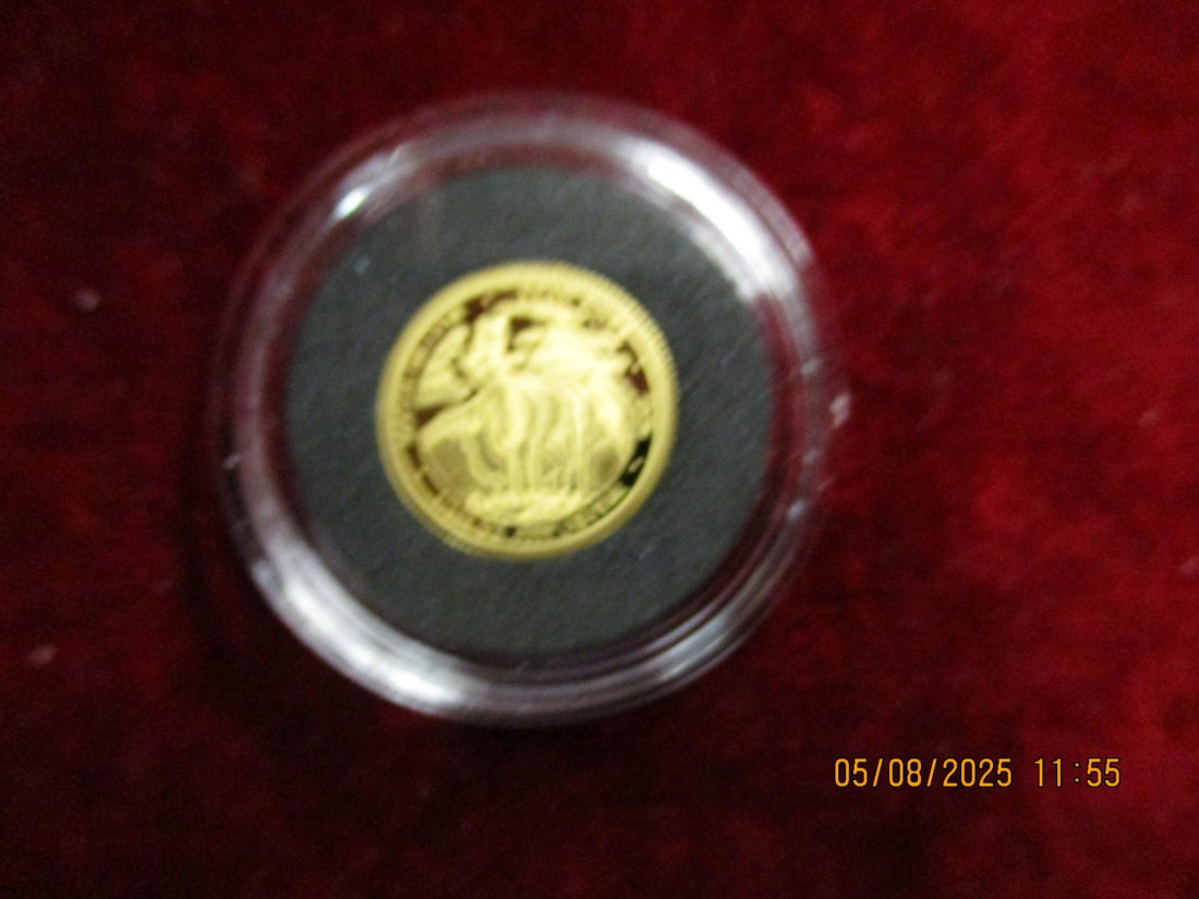  Anlagegold Goldmünze 999er Gewicht: 0,311 Gramm /F10   