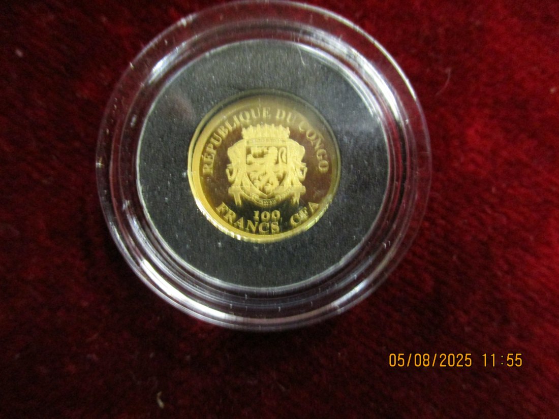  Anlagegold Goldmünze 999er Gewicht: 0,311 Gramm /F10   