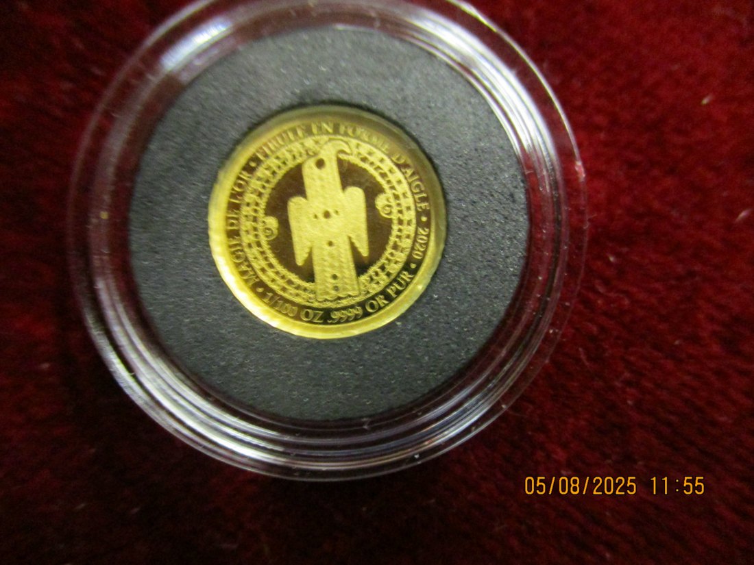  Anlagegold Goldmünze 999er Gewicht: 0,311 Gramm /F11   