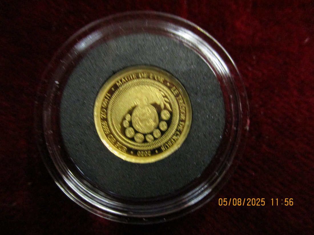  Anlagegold Goldmünze 999er Gewicht: 0,311 Gramm /F12   
