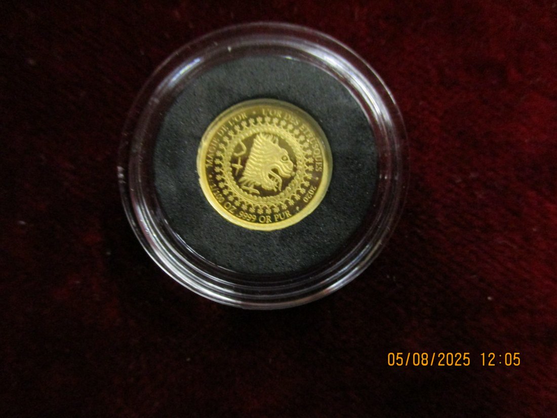  Anlagegold Goldmünze 999er Gewicht: 0,311 Gramm /F13   