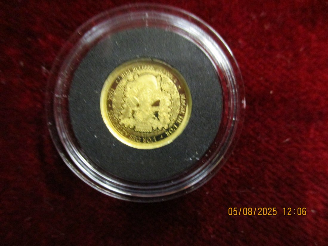  Anlagegold Goldmünze 999er Gewicht: 0,311 Gramm /F14   