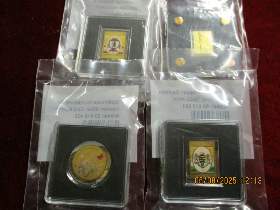  Anlagegold 0,2488 Gramm 999er Gold siehe Foto / F20   
