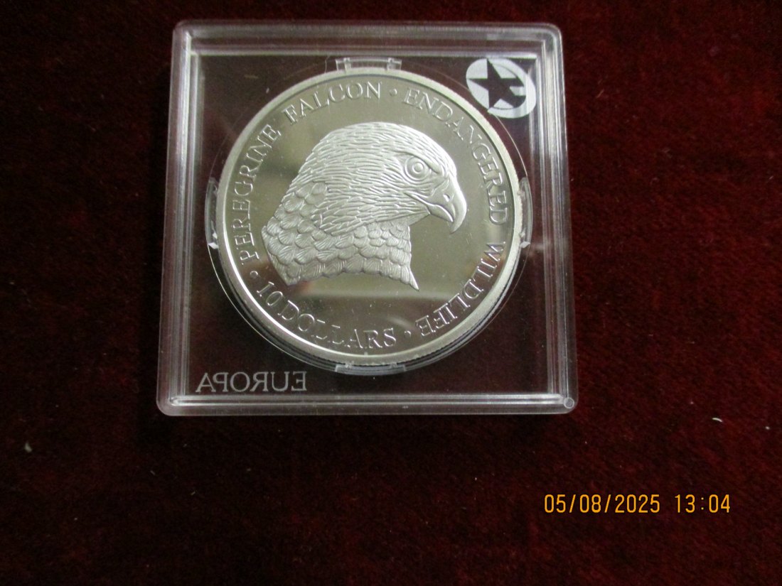  10 Dollars Fiji 2002 Wildlife 925er Silber Gewicht: 28,28 Gramm   