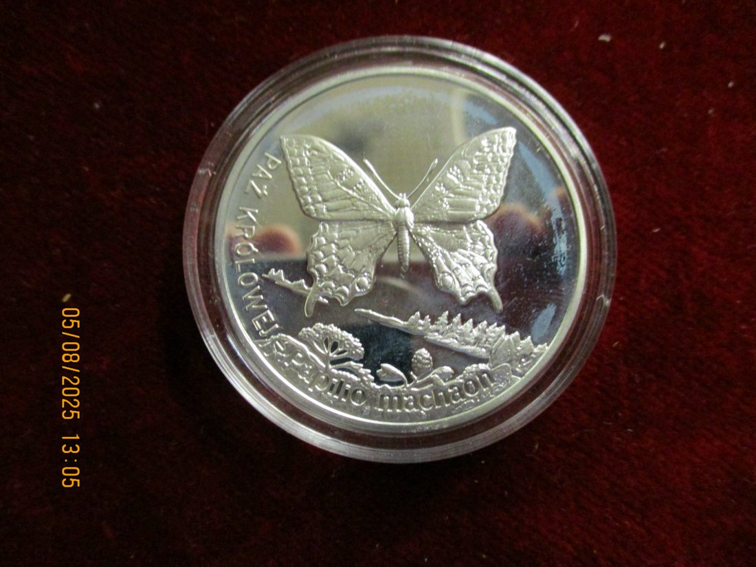  20 Zloty 2001 Polen - 925er Silber Tiermotiv Gewicht: 28,21 Gramm   