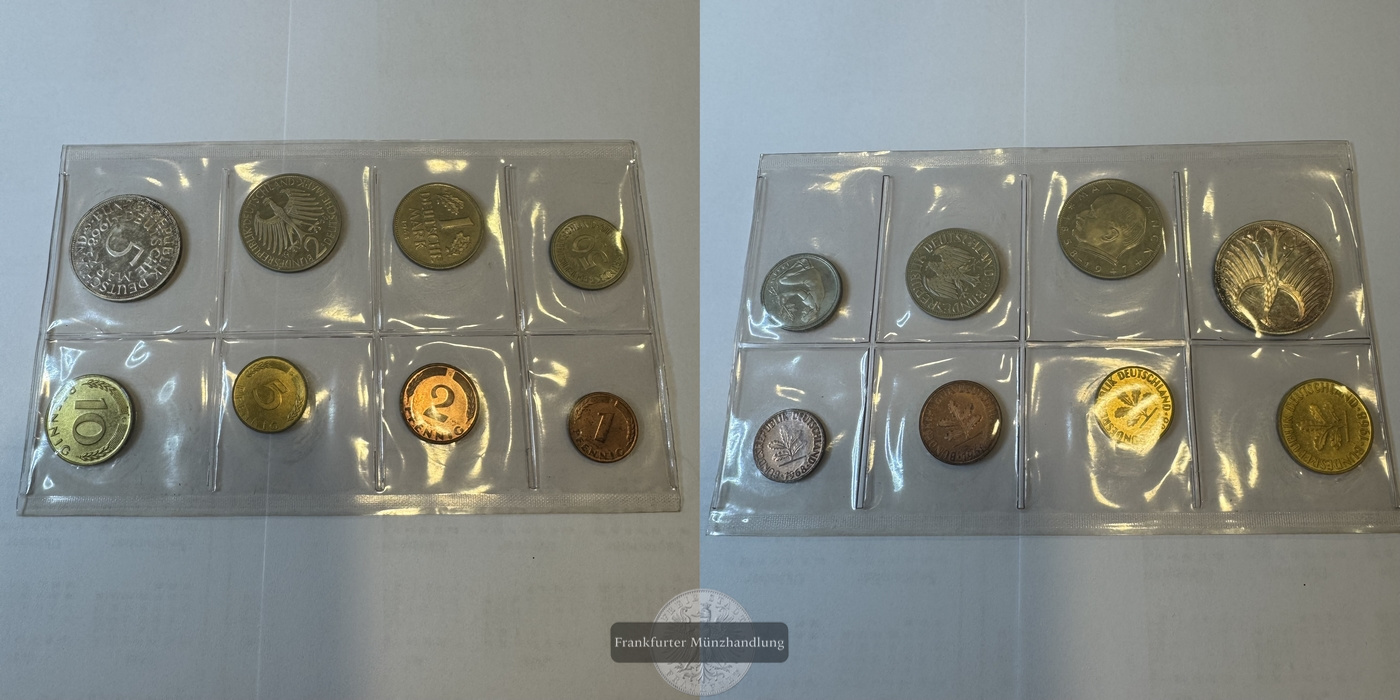  BRD Münzenset 1968 G FM-Frankfurt Feinsilber: 7g   