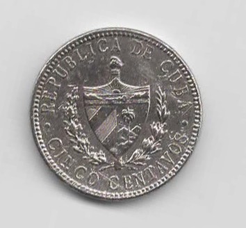  5 centavos Kuba 1920 (N373)   