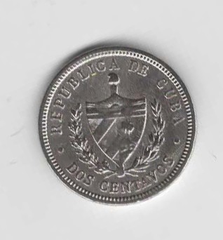  2 centavos Kuba 1916 (N374)   