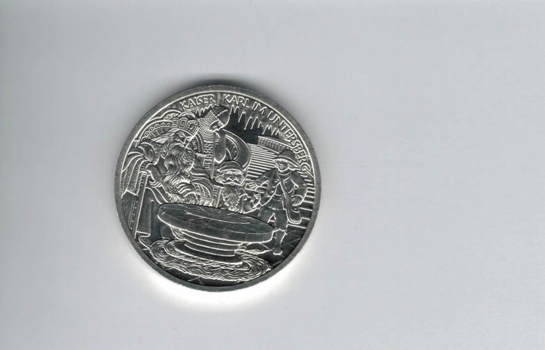  10 Euro 2010 Untersberg Karl der Große silber 925/16g fein Österreich Spittalgold9800 (4971/18   