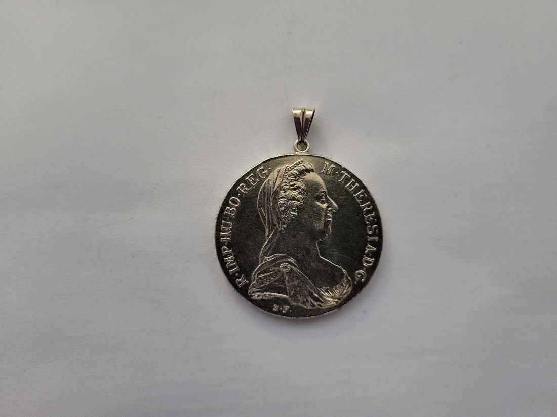  Maria Theresia Taler NP 1780 Anhänger zum Gedenken silber 28,4g Österreich Spittalgold9800 (3469   