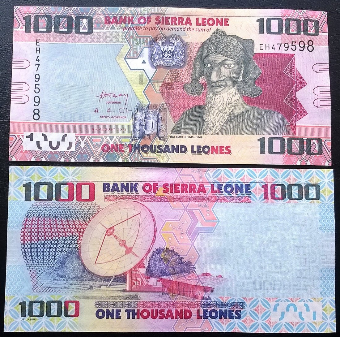  Siera Leone 1000 Leones 2013 UNC   
