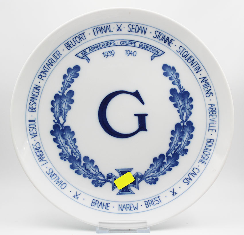 Teller Meissen ,XIX Armeekorps-Gruppe Guderian 1939-1940   