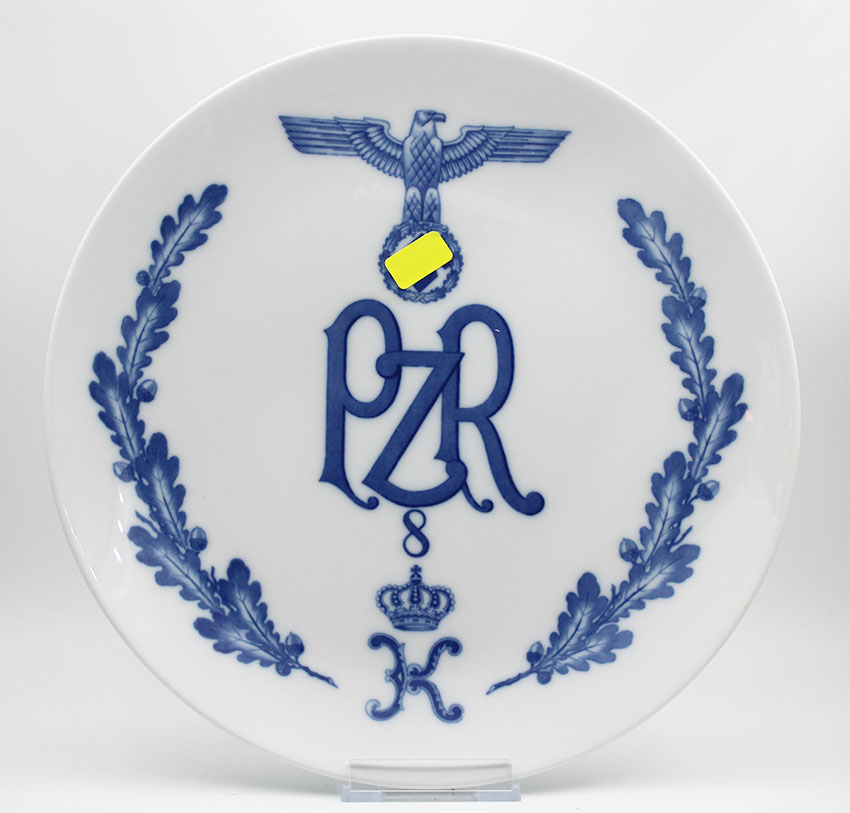  Teller Meissen ,8.Panzer Regiment,Afrika   