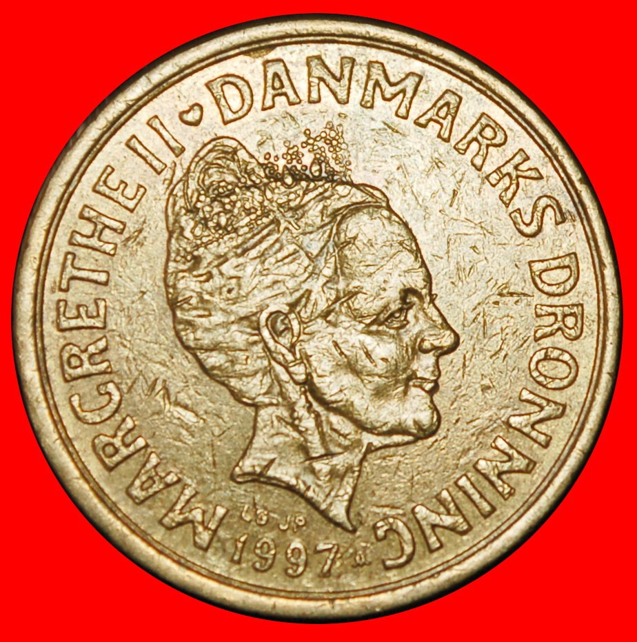  Ⰶ LOINS (1994-1999): DENMARK ★10 CROWNS 1997 DIE B! MARGRETHE II (1972-2024)★LOW START ★ NO RESERVE!   