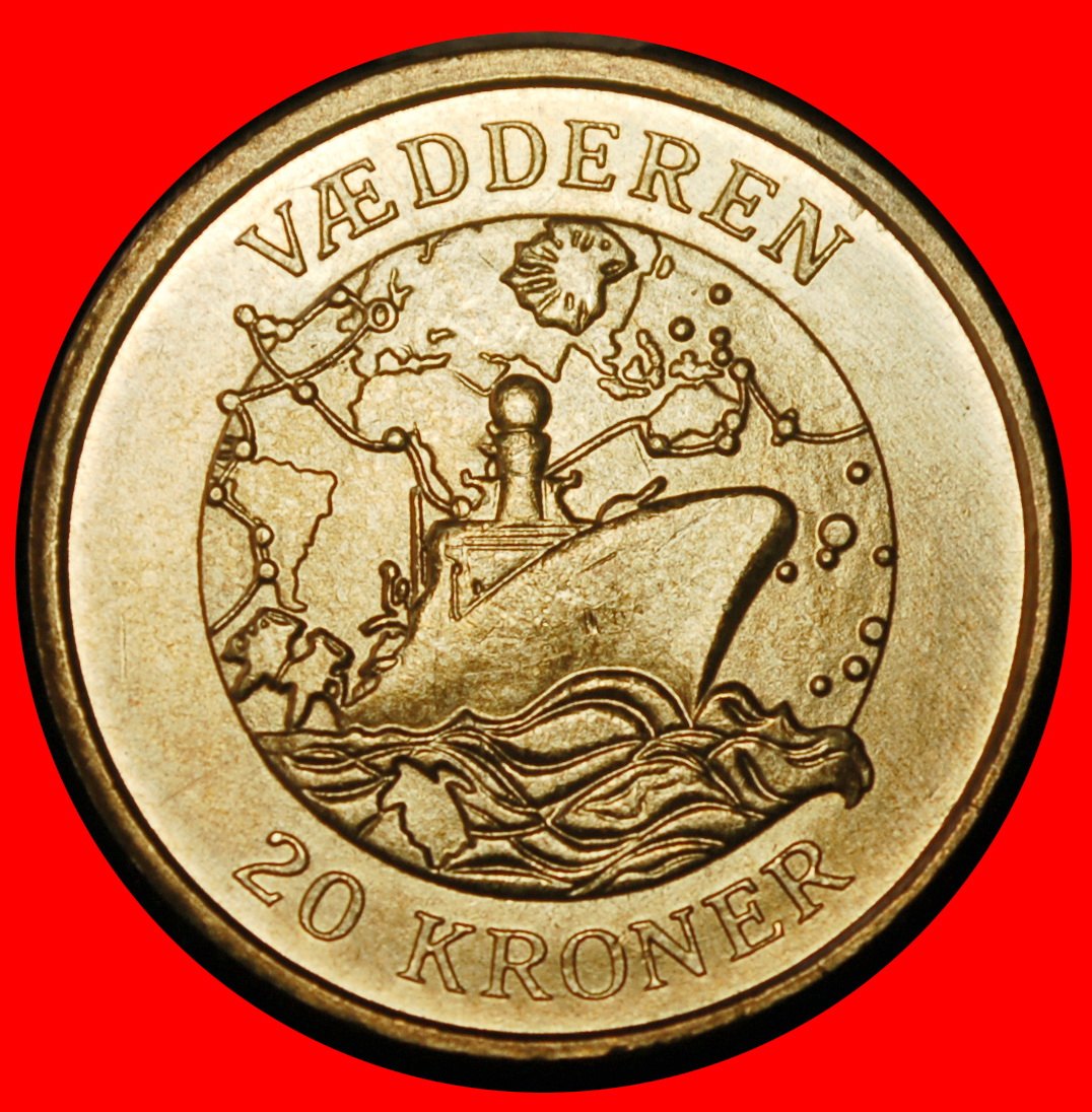  Ⰶ SHIP FAROE 2006-2007: DENMARK ★ 20 CROWNS 2007 UNC MARGRETHE II 1972-2024★LOW START ★ NO RESERVE!   