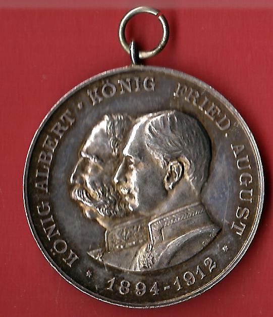  Sachsen 1912 Bundesschießen rar Koblenzer Muenzen Studio Münzankauf Koblenz Frank Maurer AL228   