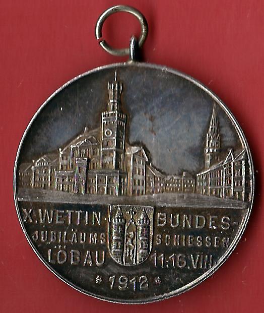  Sachsen 1912 Bundesschießen rar Koblenzer Muenzen Studio Münzankauf Koblenz Frank Maurer AL228   