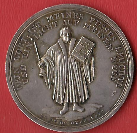  Luther 1817 Loos Silber rar Koblenzer Muenzen Studio Münzankauf Koblenz Frank Maurer AL229   