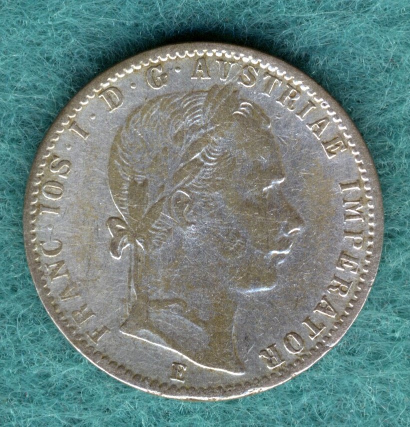  Österreich - Franz Joseph I. - 1/4 Gulden (Florin) 1860 E   