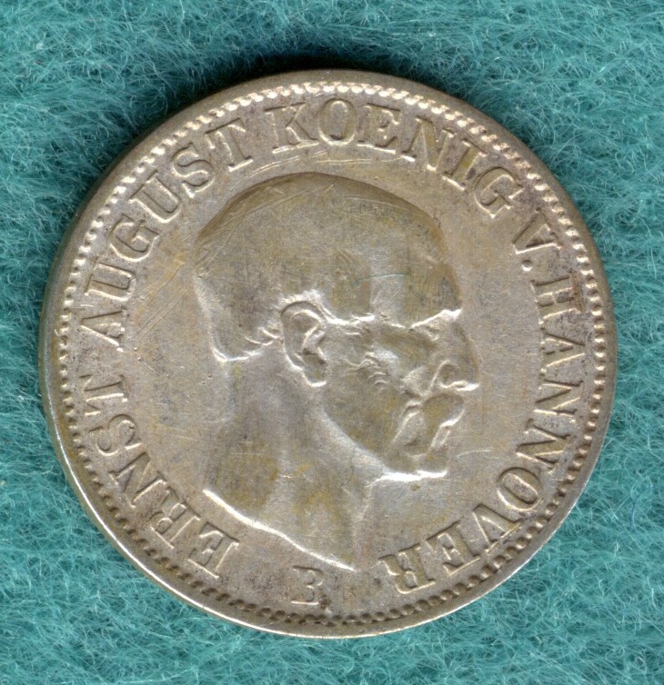 Hannover - Ernst August - 1/12 Thaler 1848 B   