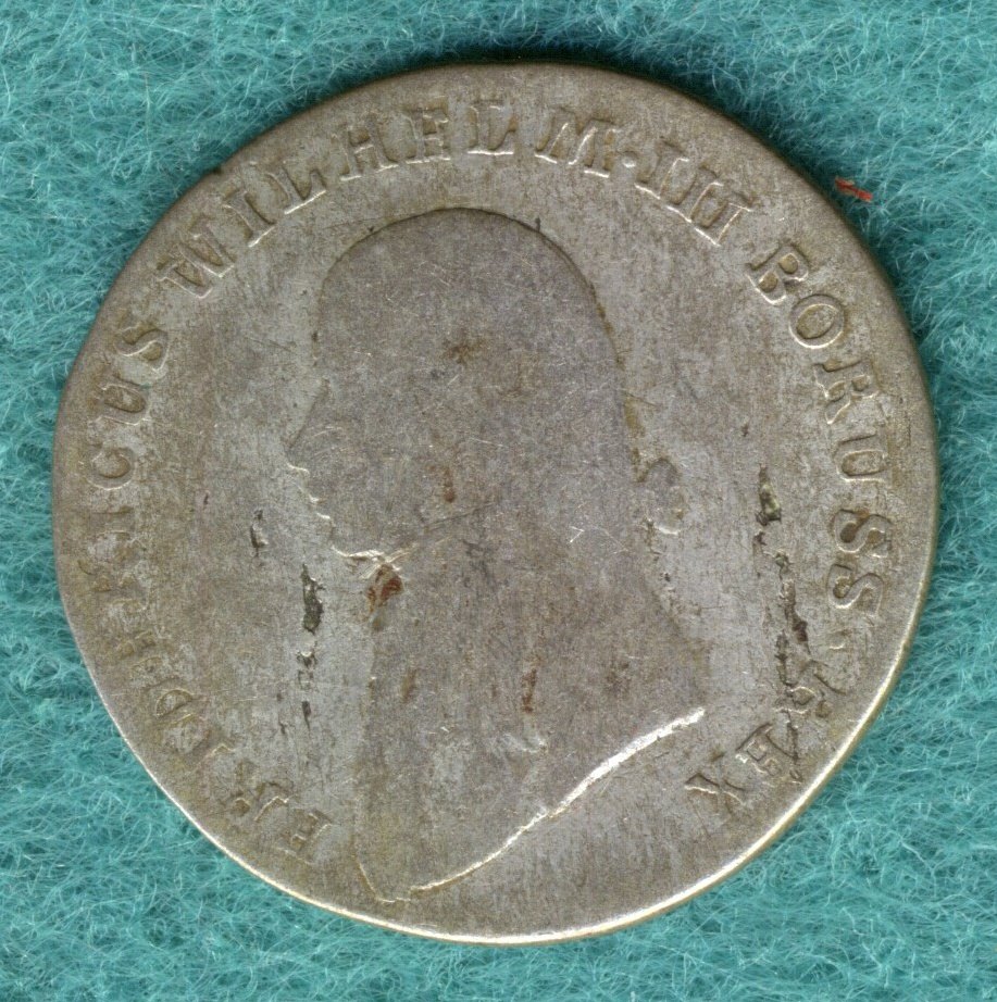  Preußen - Friedrich Wilhelm III. - 4 Groschen 1808 G   