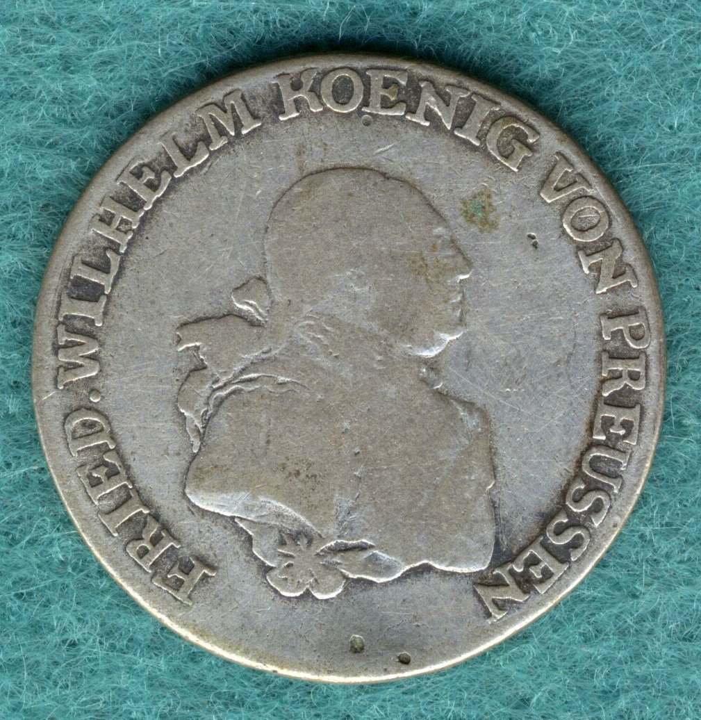  Preußen - Friedrich Wilhelm II. - 1/3 Thaler 1788 A   