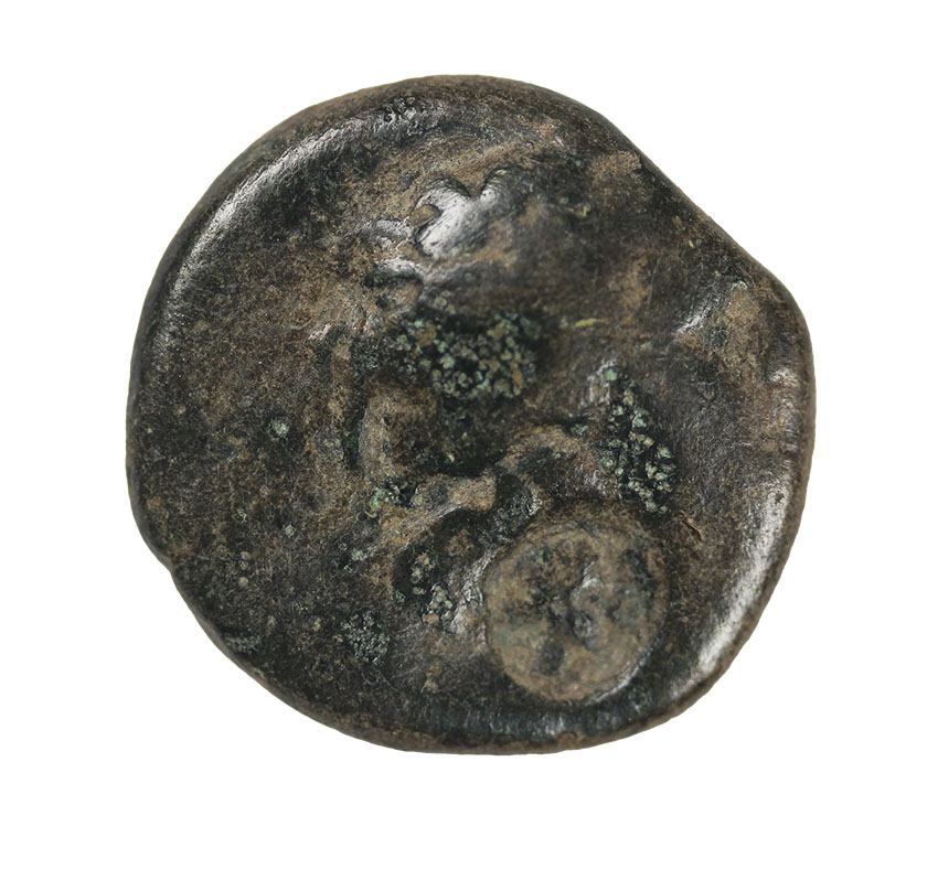  Ancient Greece,Kallatis,Thrace um 300 BC, AE 22mm, 5,21 g.countermark   