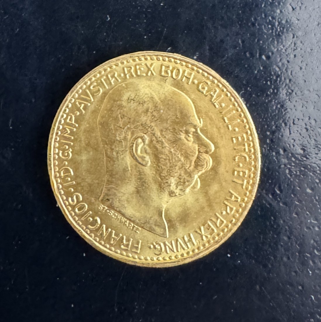  österreichische Goldmünze – 20 Kronen, Jahrgang 1912   