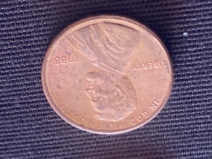  Münze Umlaufmünze USA 1 Cent 1988 ohne Münzzeichen   