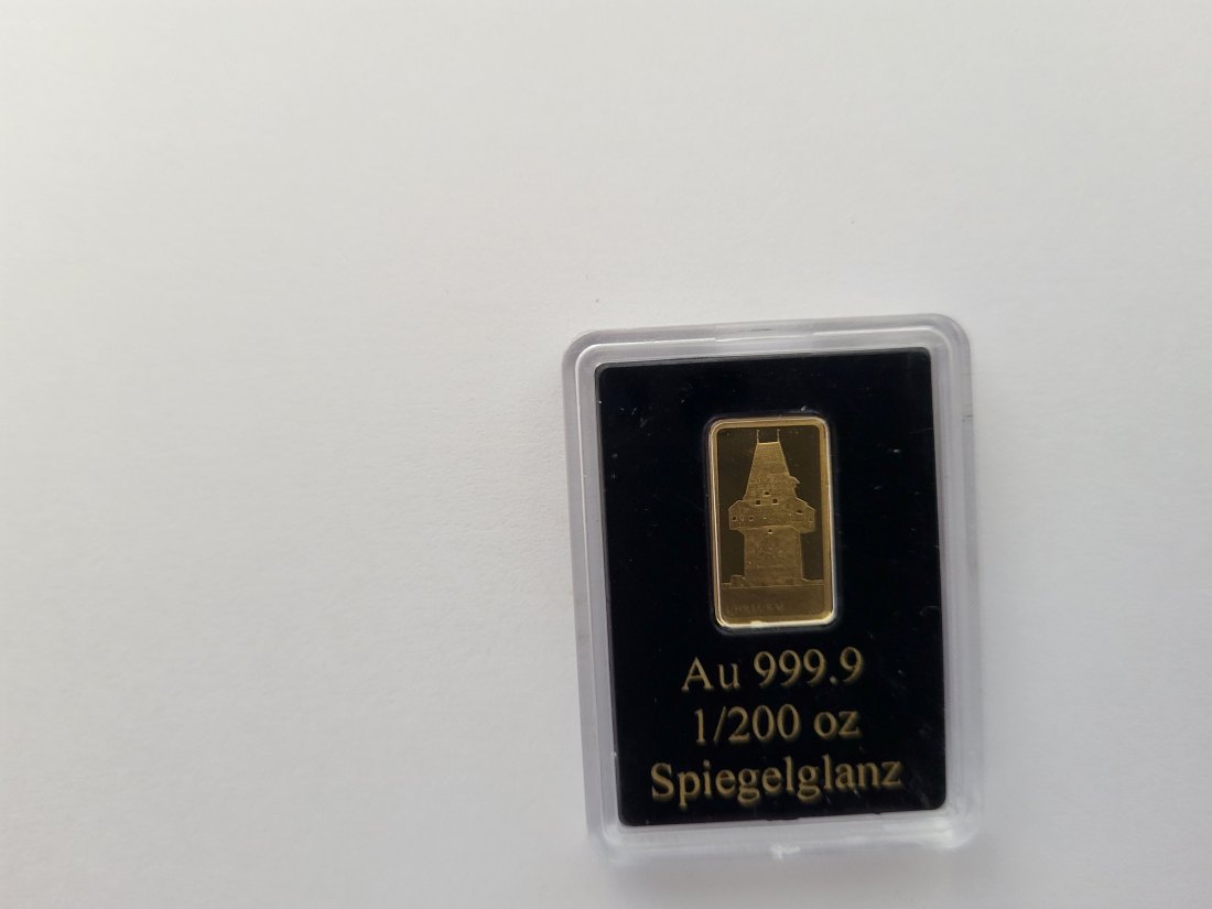  Goldbarren 1/200 Oz Uhrturm 986 Österreich Spittalgold9800 (5527   