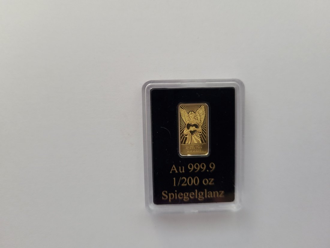 Goldbarren 1/200 Oz Engel für die Liebe 986 Österreich Spittalgold9800 (5527   