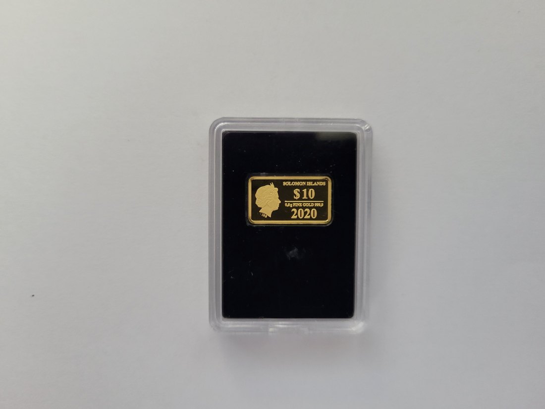  10 Dollar 2020 Gemini Goldbarren 0,5g 999,9 Solomon Island Spittalgold9800 (3460   