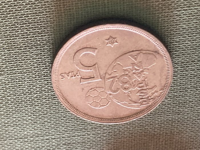  Münze Münzen Umlaufmünze Spanien 5 Pesetas 1980 im Stern 81   