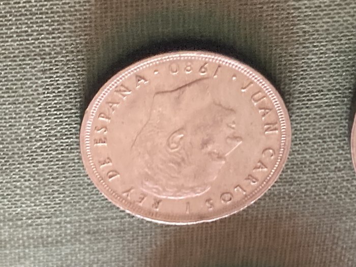  Münze Münzen Umlaufmünze Spanien 5 Pesetas 1980 im Stern 81   