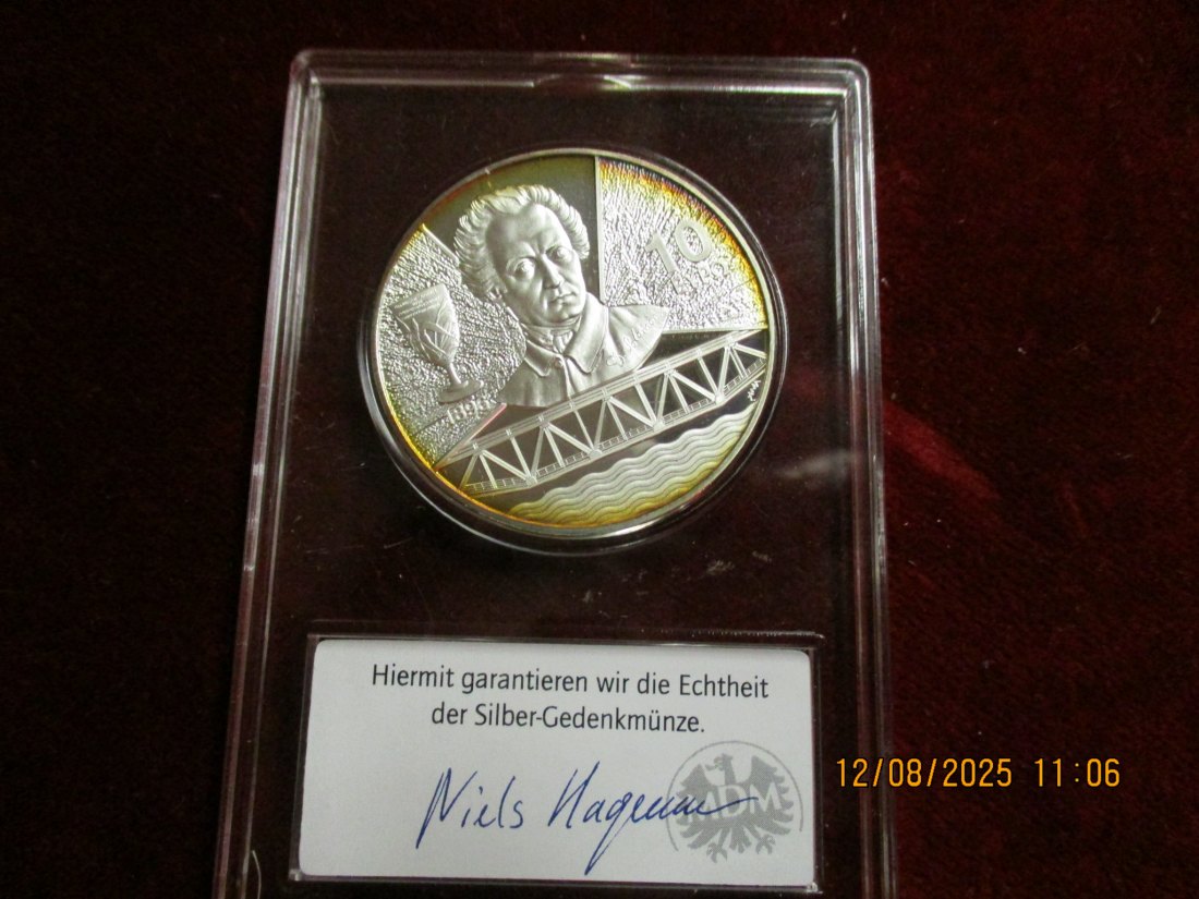  Griechenland 10 Euro 2017 - 1 oz 925er Silber PP   