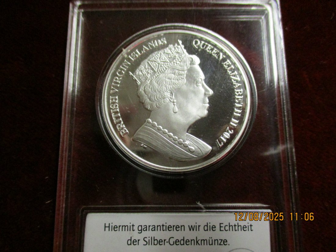  10 Dollars 2017 - 65-jähriges Thronjubiläum von Königin Elisabeth II. - 1 oz 999er Silber   