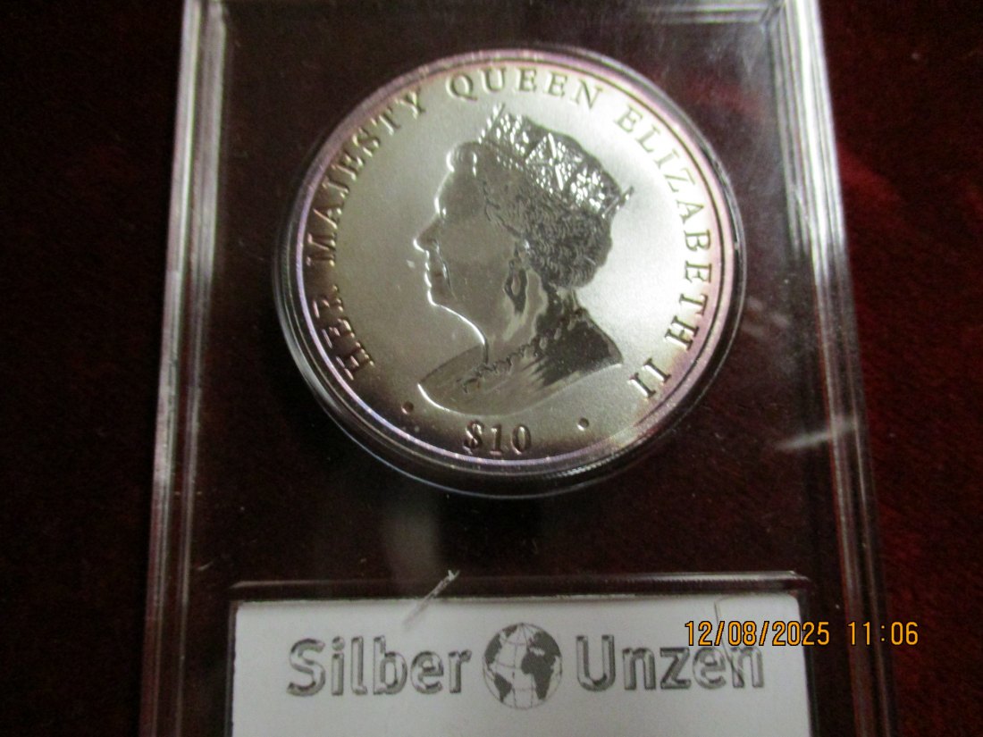  10 Dollars 2017 - 65-jähriges Thronjubiläum von Königin Elisabeth II. - 1 oz 999er Silber   