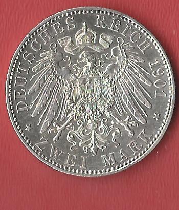  2 Mark Preussen 1901 Koblenzer Muenzen Studio Münzankauf Koblenz Frank Maurer AL248   