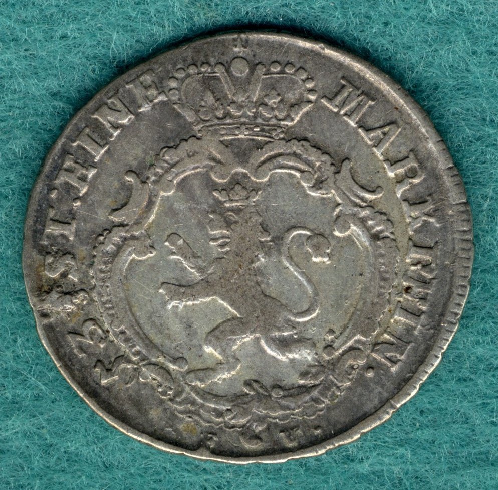  Hessen-Kassel - Friedrich II. - 1/4 Reichsthaler 1771   